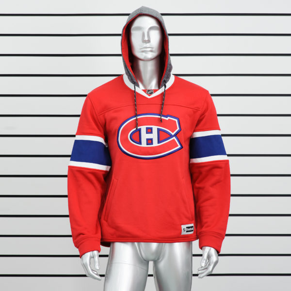 Купить красную толстовку худи Montreal Canadiens
