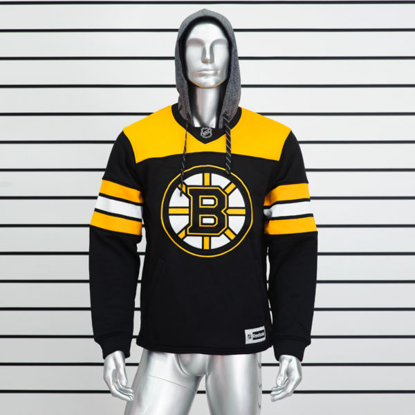 Купить черную толстовку Boston Bruins